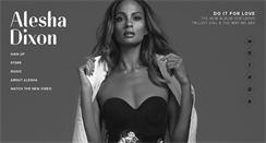 Desktop Screenshot of aleshadixon.com